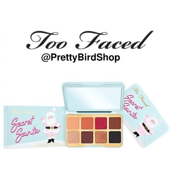 Too Faced SECRET SANTA palette 8 eyeshadows NIB Limited Edition holiday gift - Picture 9 of 10